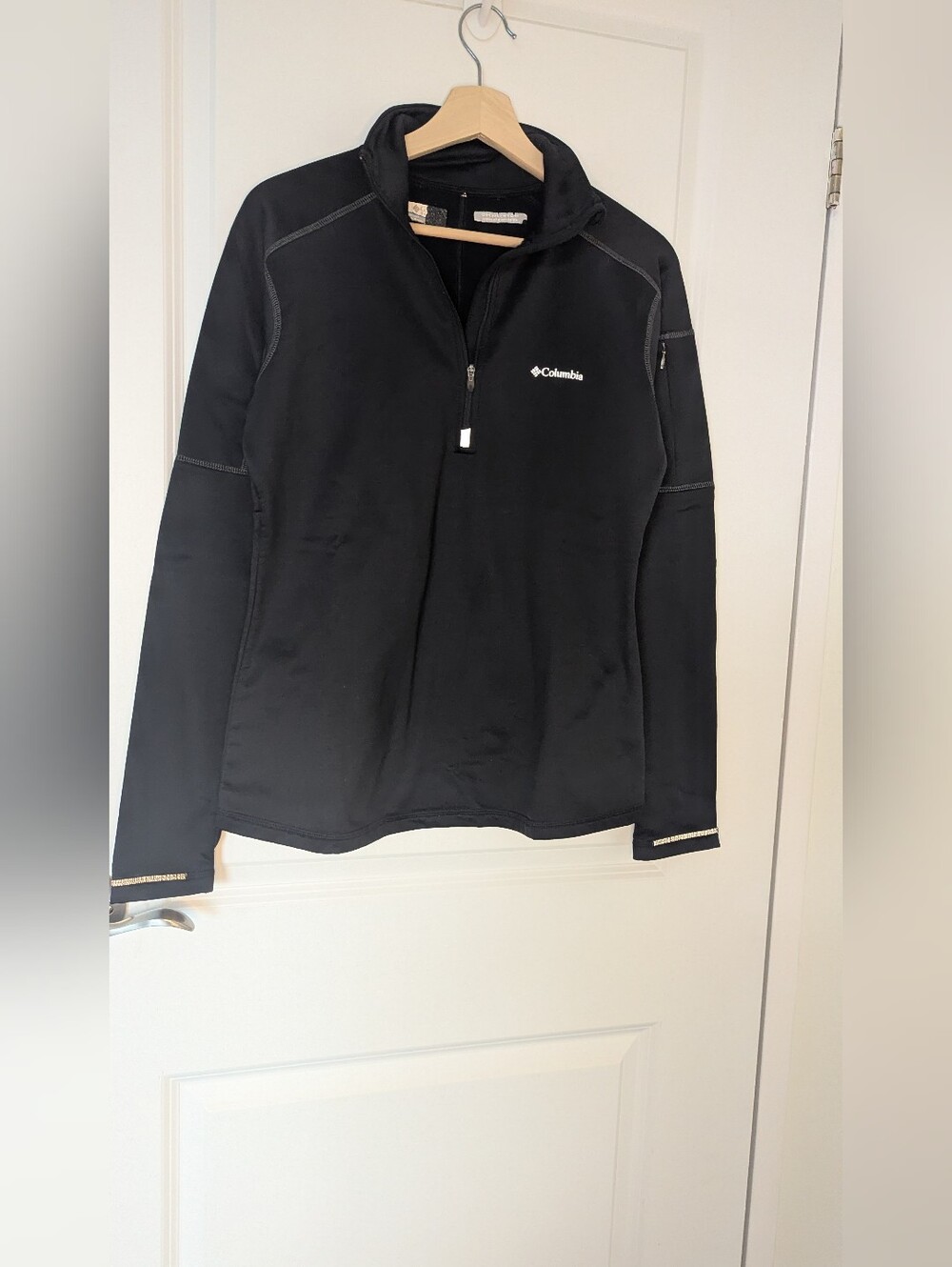 Columbia Sportswear Black 1/2-Zip Performance Active Pullover Size M